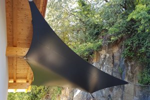 Überdachung in Prösels, Völs am Schlern