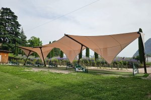 Drivingrange Gold Club Freudenstein 145m2 Überdachung; Eppan Bozen, 2024