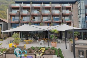 2 Rollsegel Hotelterrasse, Hotel Muchele, Burgstall, 2022