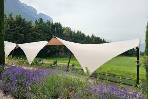 Drivingrange Gold Club Freudenstein 145m2 Überdachung; Eppan Bozen, 2024