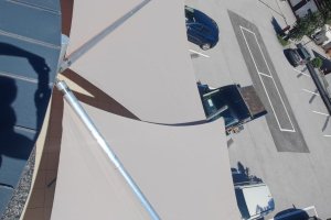 Rollsegel Duo zum optimalen und flexiblen Sonnenschutz, Pflegeheim Vorderes Stubaital, Fulpmes, 2022