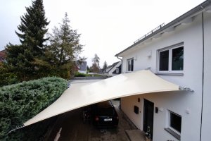 Carport und überdachter Eingangsbereich, Nürnberg 2021