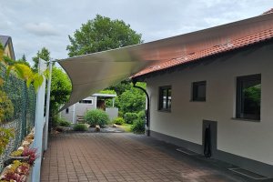 Carport Jahressegel 65m2, mit Ankerpunkten am Dach, Privat, Rödental, 2024