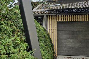 Detailansicht multifunktionales Jahressegel als Carport, Überdachung, usw., Privat, Aschau im Chiemgau, 2023