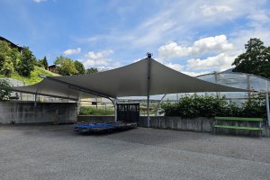 Carport ca. 77m2, Schlosserei Rainer, Sterling, 2024