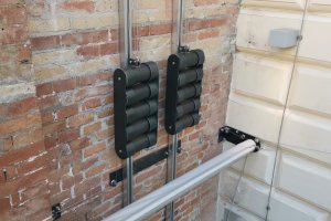 Rollsegel mit Flaschenzug, Wien 2021