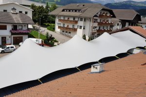 Eventsegel 430m² mit 3 Hochpunkten, Rodeneck