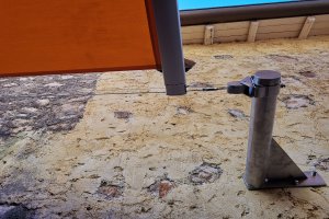 Rollsegel Innenhof Detailansicht, Gardasee, 2019