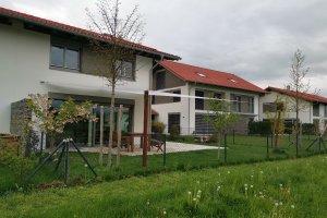leichte Architektur, Terassensegel, Götting, Bayern, 2018