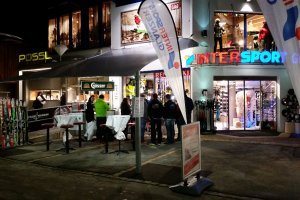 Segel als Überdachung für Aussenverkauf & Events, Intersport Glanzer, Sölden, Österreich, 2014