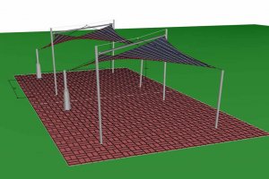 Rollsegel 3D Grafik 1