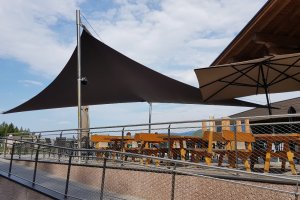 Rollsegel offen, Umlaufbahn, Seis, 2017