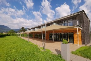 Rollsegel offen, Premierenhaus, Erl, 2020