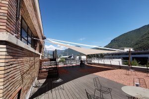 Rollsegel offen, NOI Techpark Bozen, 2019