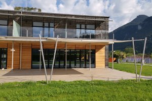 Rollsegel offen, Premierenhaus, Erl, 2020