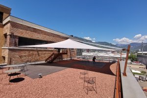 Rollsegel offen, NOI Techpark Bozen, 2019