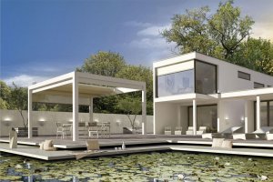 Pergolamarkise freistehend