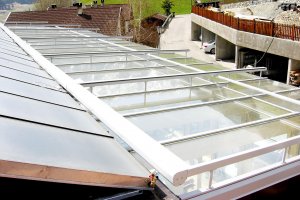 Wintergartenmarkise - offen